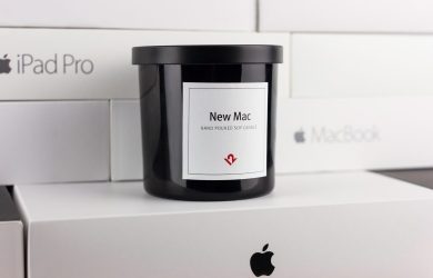 Sviečka ktorá vonia ako nový Mac