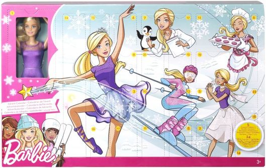 MATTEL – Bábika Barbie adventný kalendár