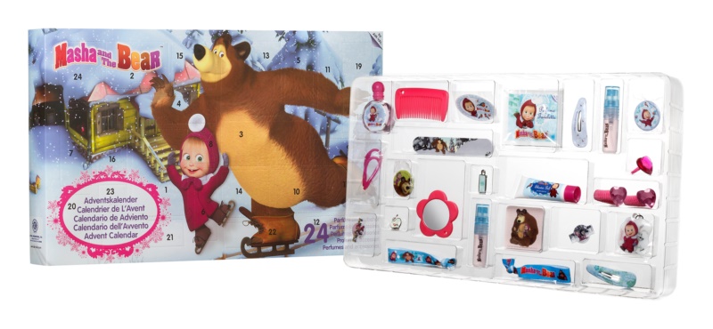 Máša a Medveď adventný kalendár pre deti