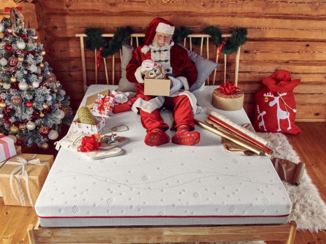 Darujte matrac, ktorý odporúča Santa a ušetrite až do 100 €