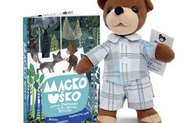 Set Kniha a Plyšový medvedík Macko Uško 30 cm